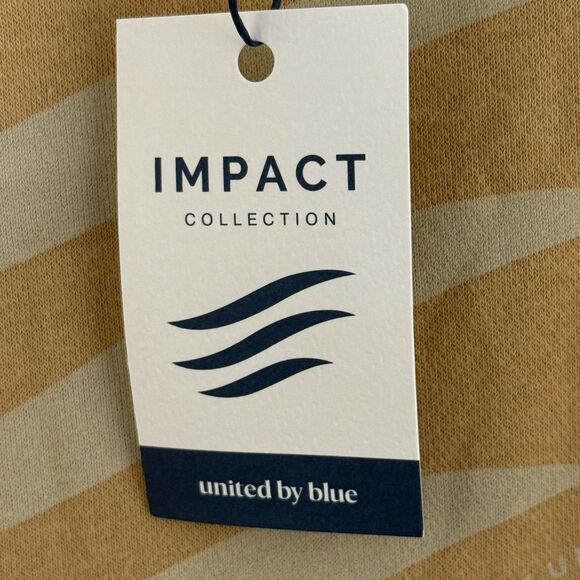 United by Blue Women's Logo Waves Curry Soft Organic Sweatshirt Size Medium NEW! - Picture 7 of 10